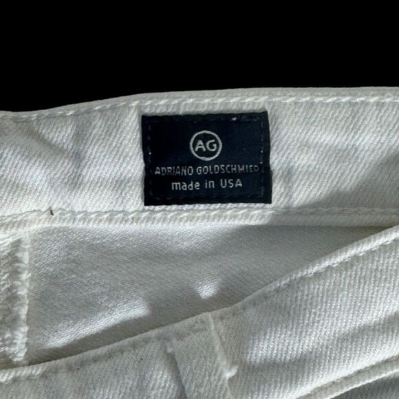 AG Adriano Goldschmied The Legging White Super Skinny Ankle Jeans Sz 28R - Picture 7 of 13